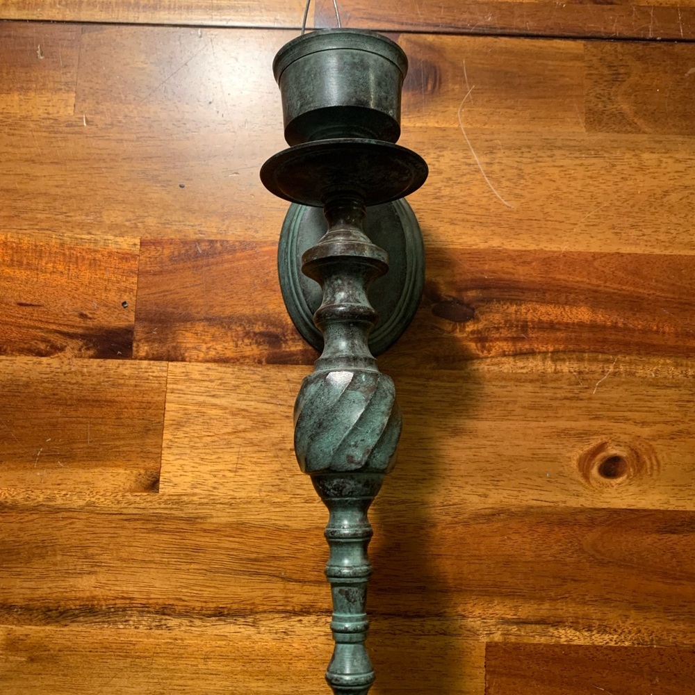 Copper Patina Wall Sconce Made In India
